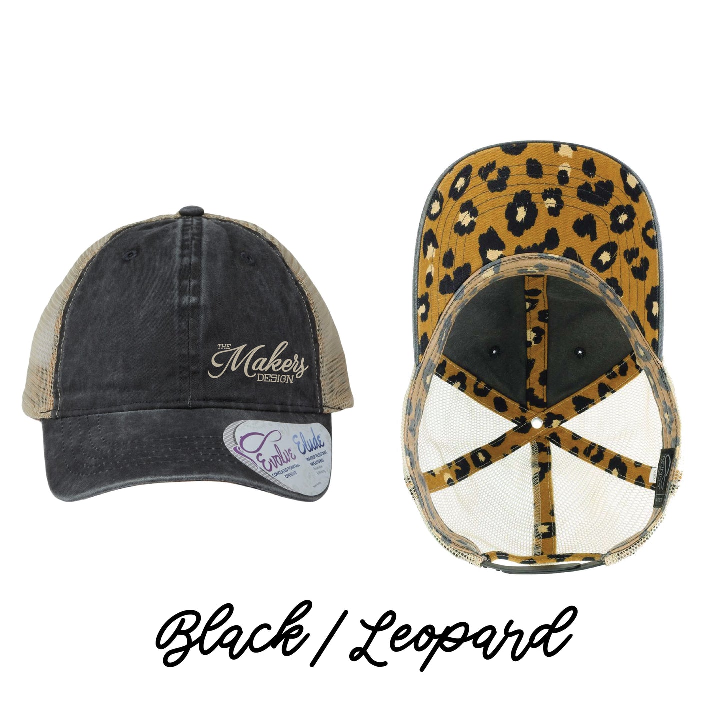 Makers Ladies Ponytail Pattern Cap - 14 Colors!