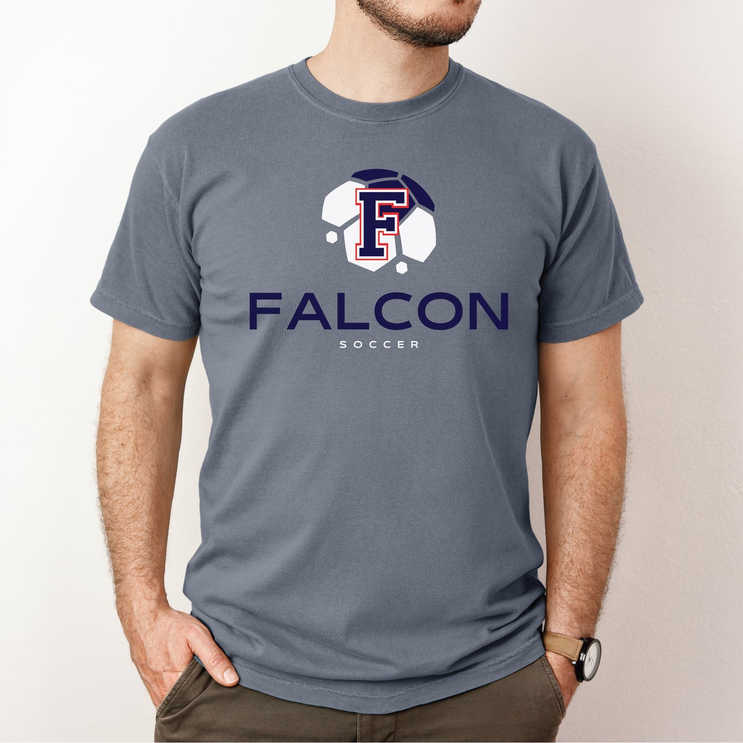Comfort Colors Falcon Soccer Tee