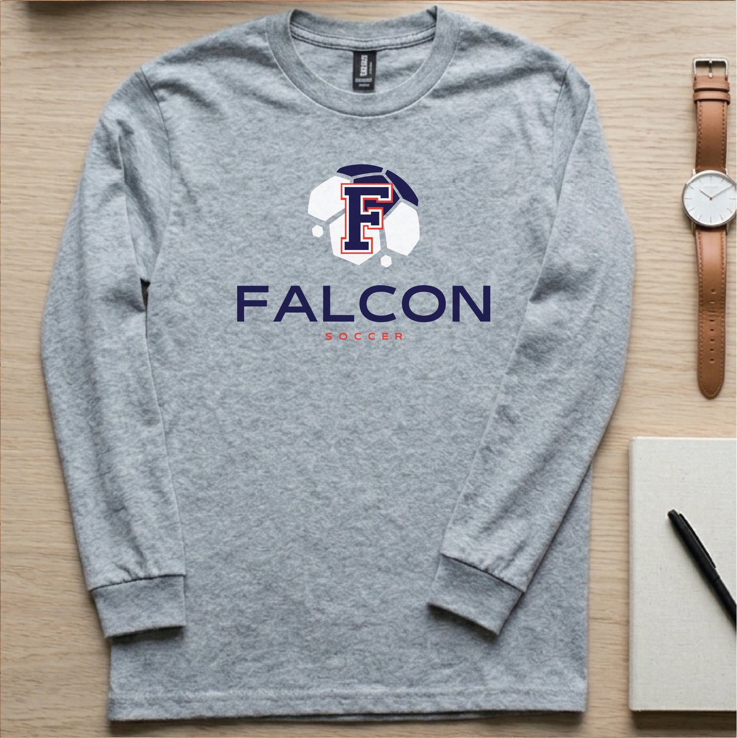 Falcon Soccer Long Sleeve Tee