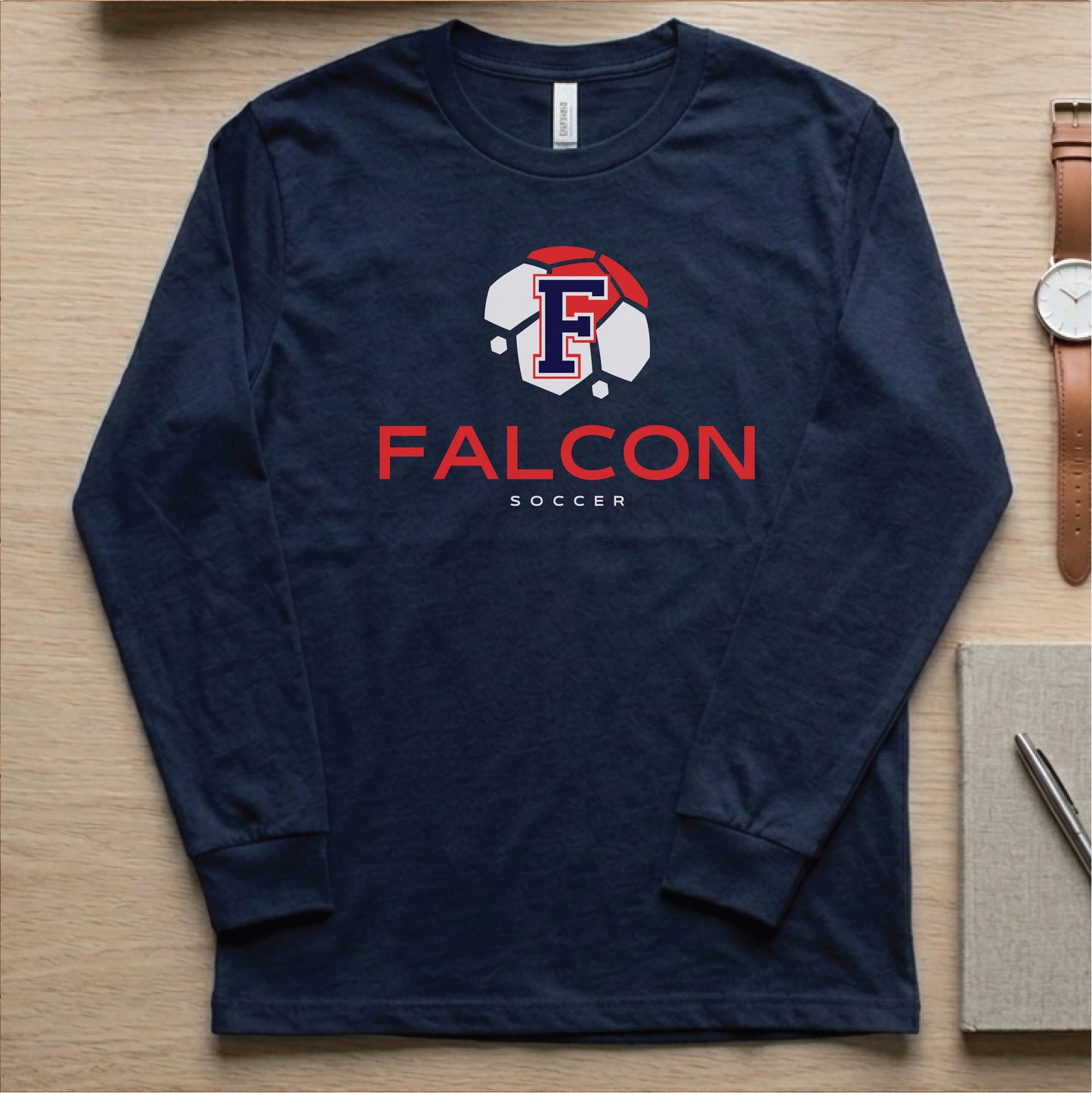 Falcon Soccer Long Sleeve Tee