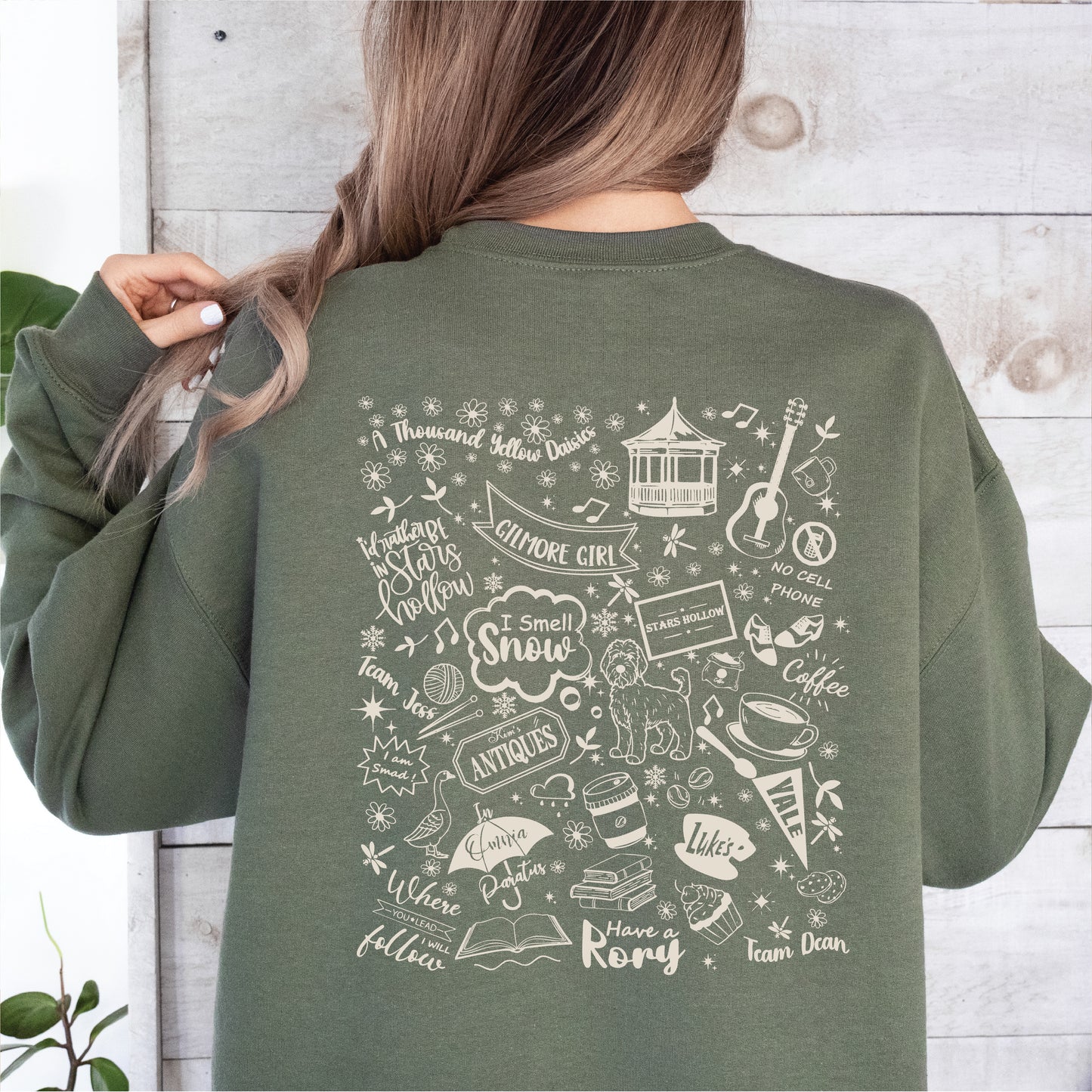 Gilmore Girls Cozy Stars Hollow Crew Sweatshirt