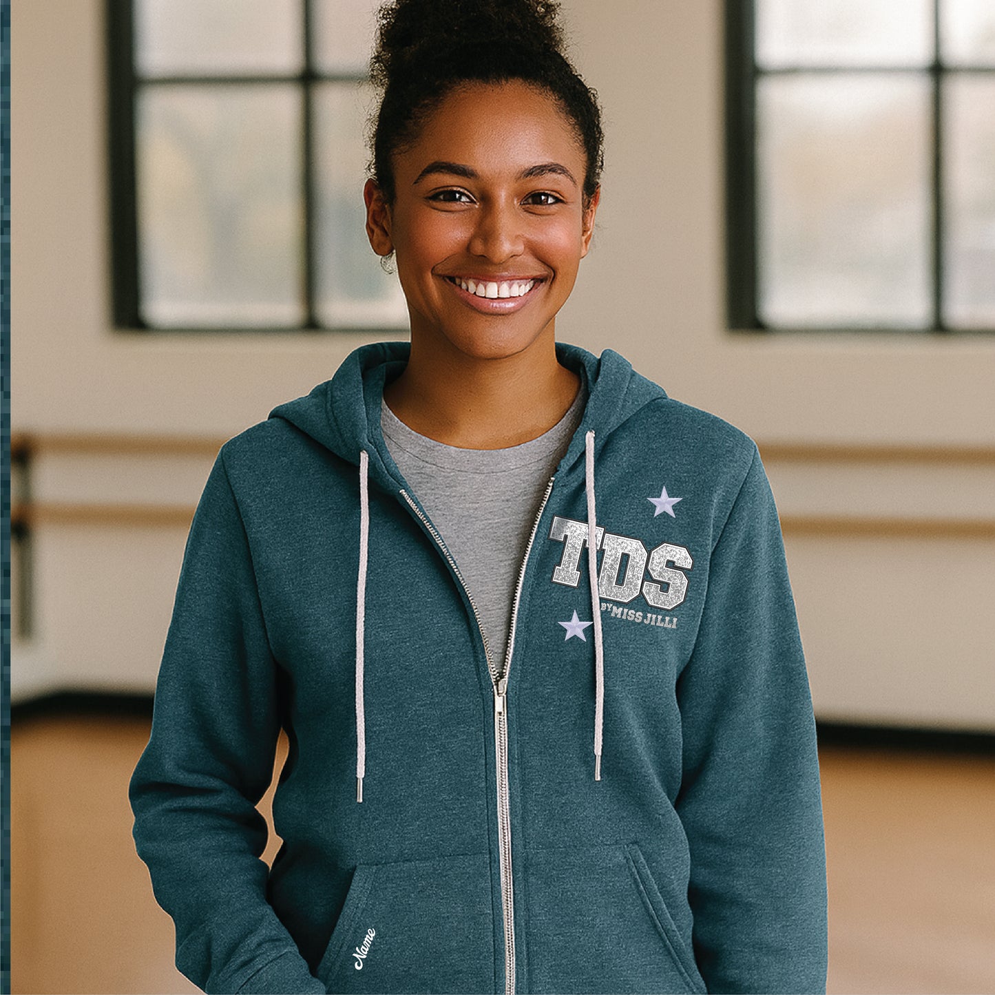 *Limited Edition* TDS Varsity Look Zip Hoodie