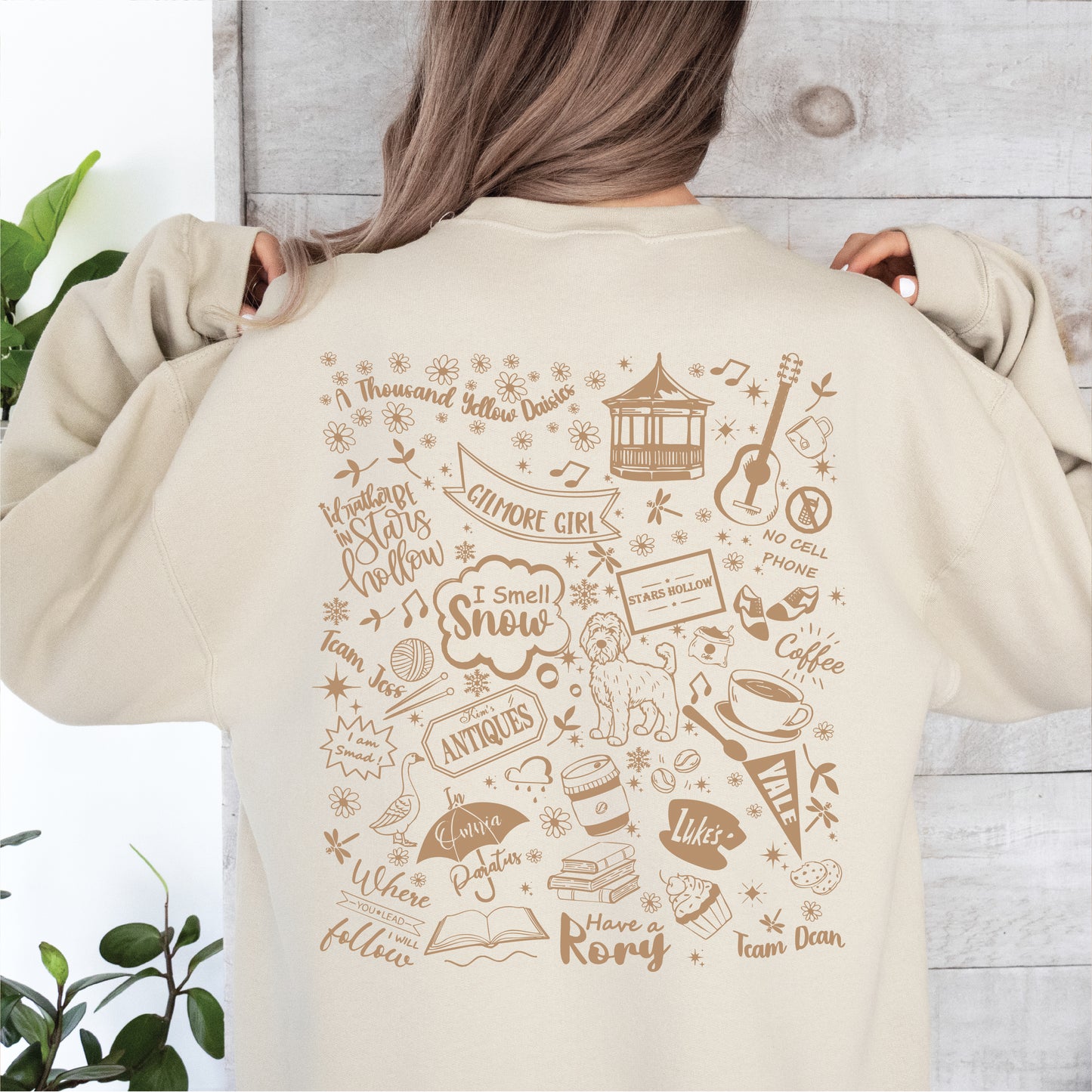 Gilmore Girls Cozy Stars Hollow Crew Sweatshirt