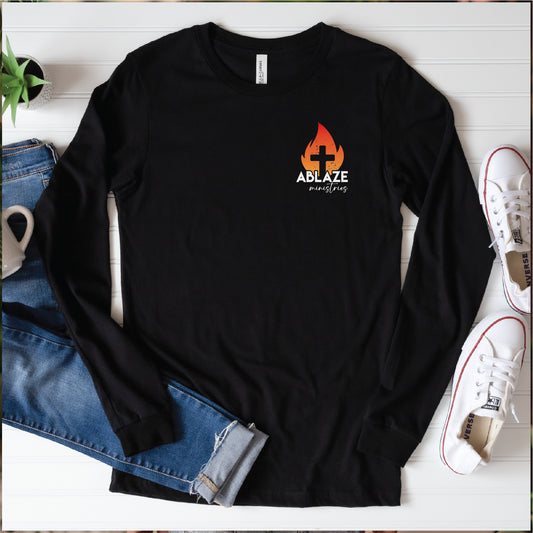 Ablaze Set The World on Fire Long Sleeve Tee