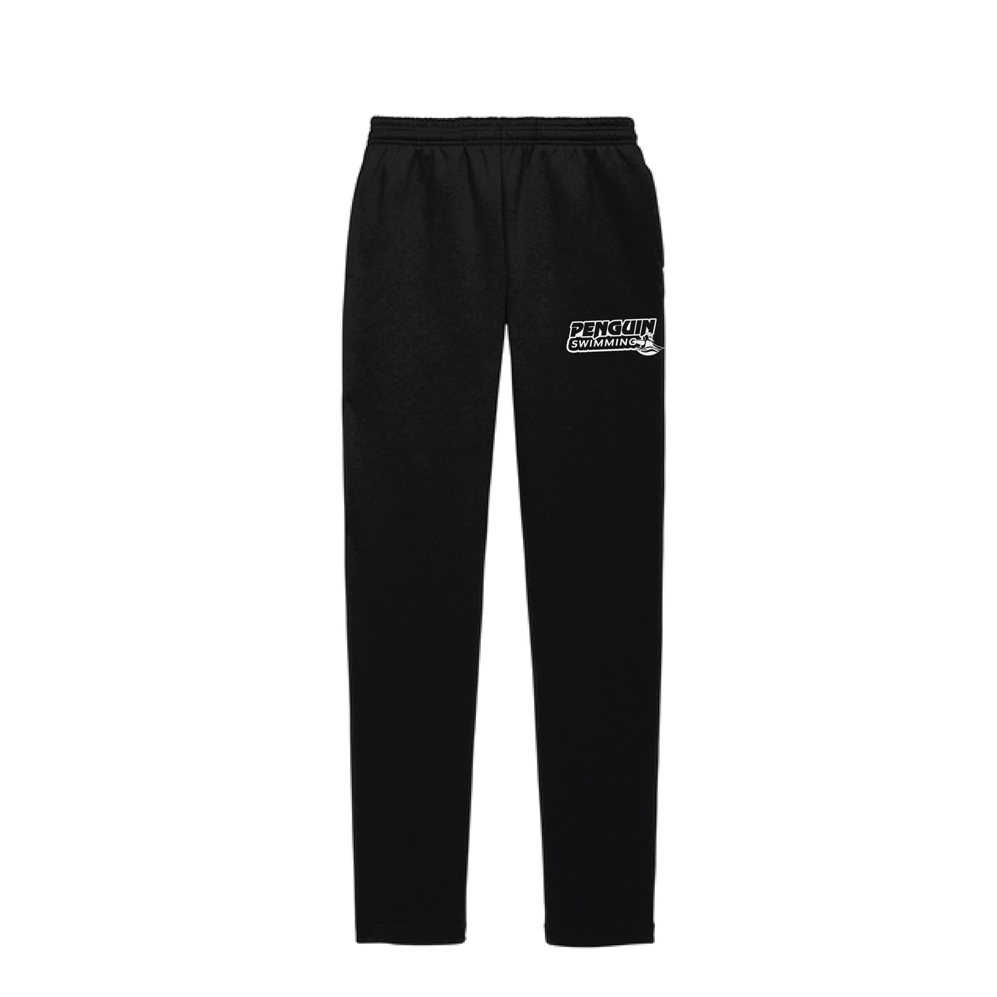 Penguin Swimming Open Bottom Sweatpants
