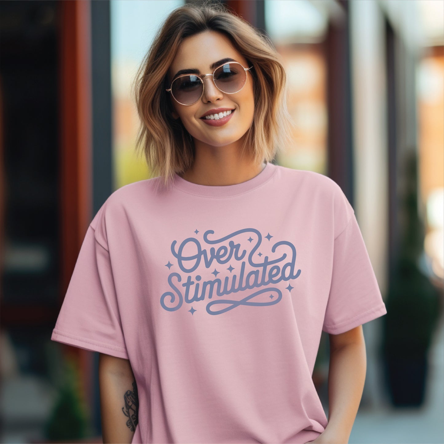 Overstimulated Comfort Colors Tee