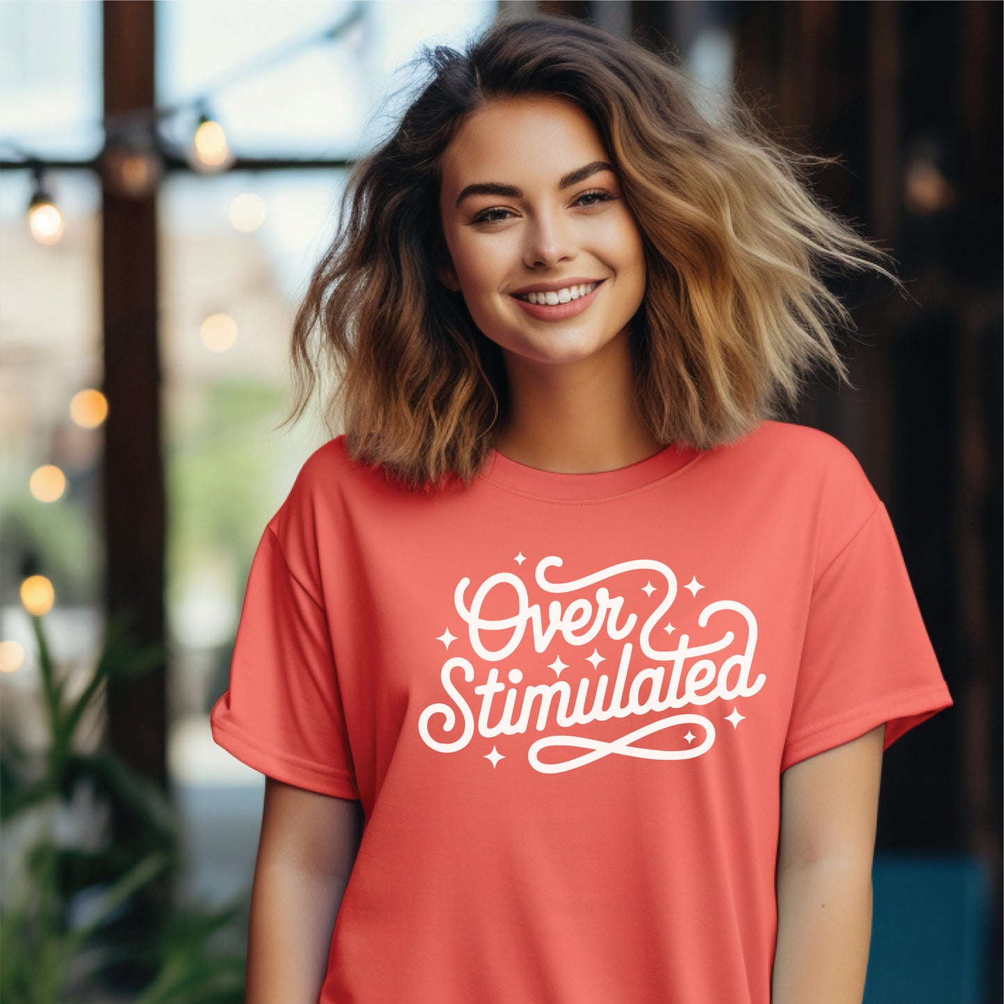 Overstimulated Comfort Colors Tee