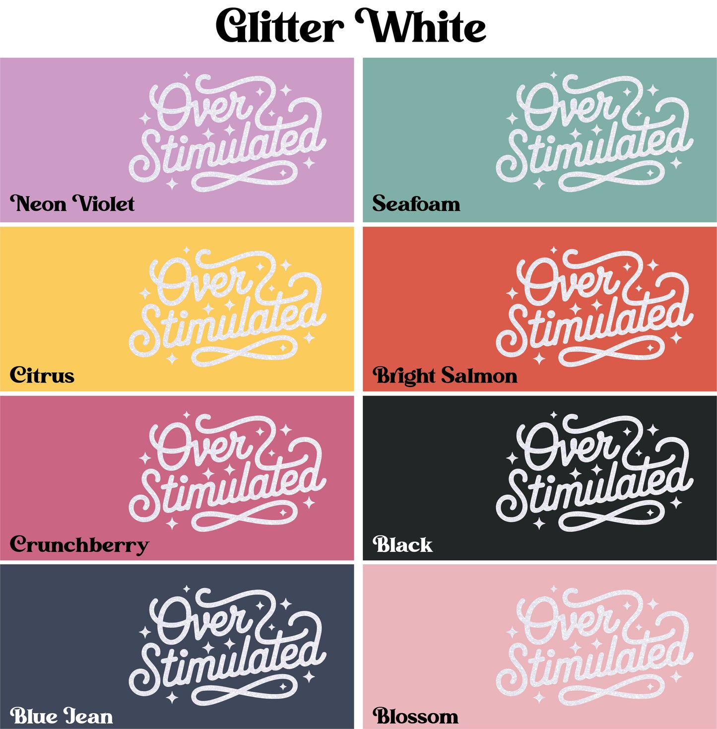 Overstimulated Comfort Colors Tee