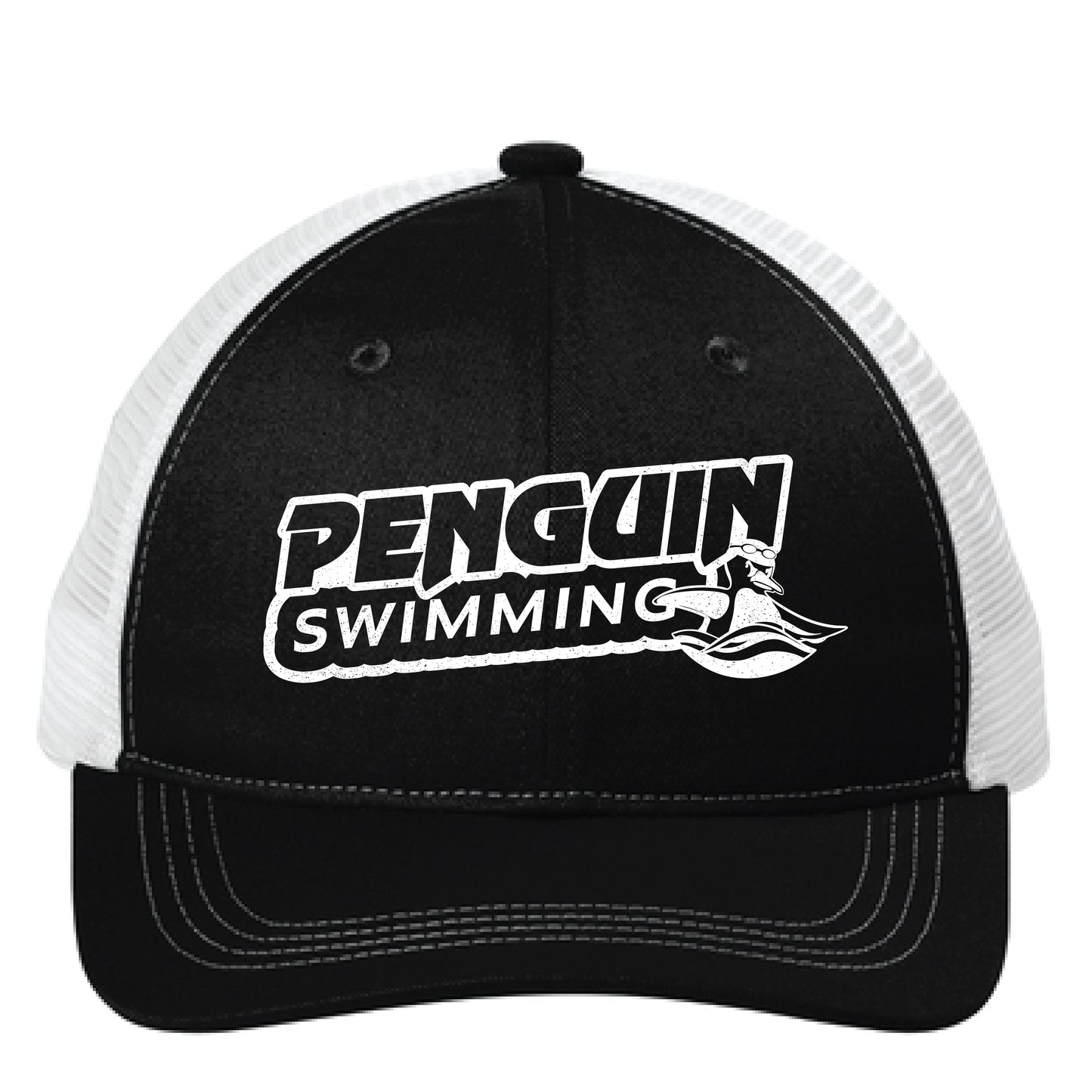 Penguin Swim Unisex Trucker Hat