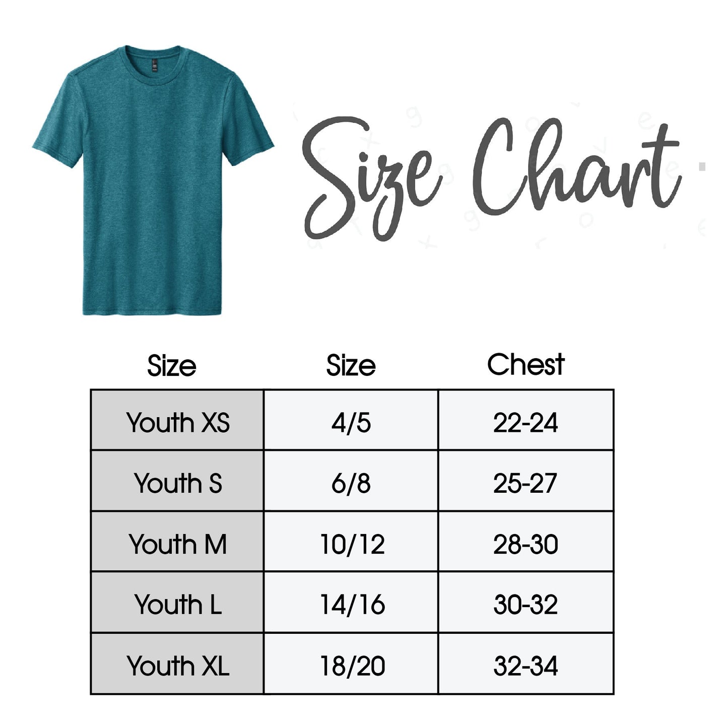 I Wear Teal For... Custom Name Youth Cotton Tee