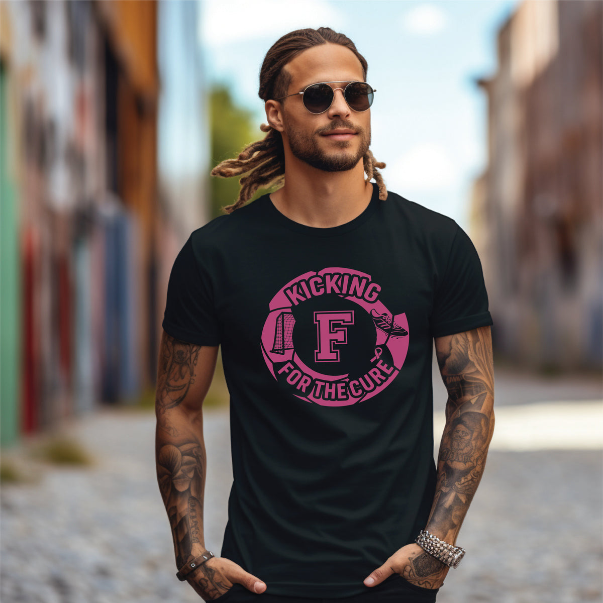 Limited Time: Kicking for the Cure - Tee, Crew, & Hoodie Options