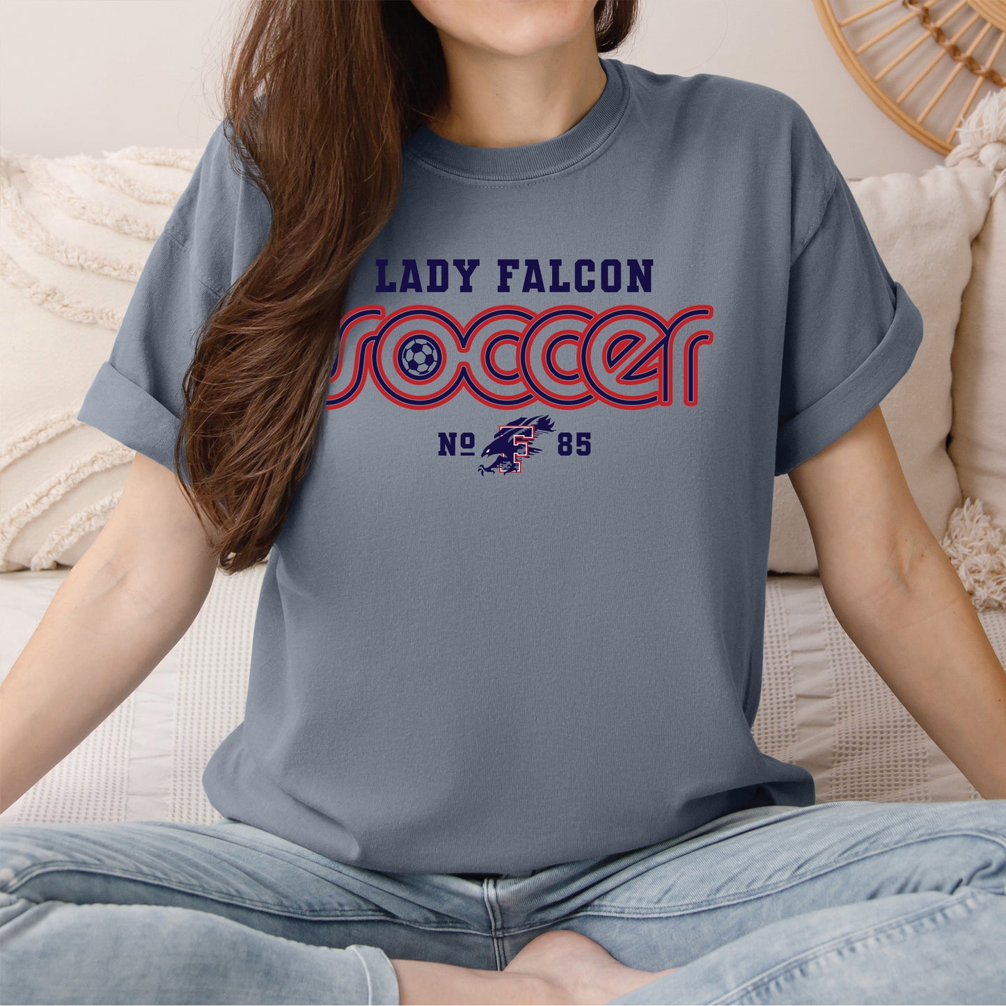 Comfort Colors Retro Lady Falcon Tee