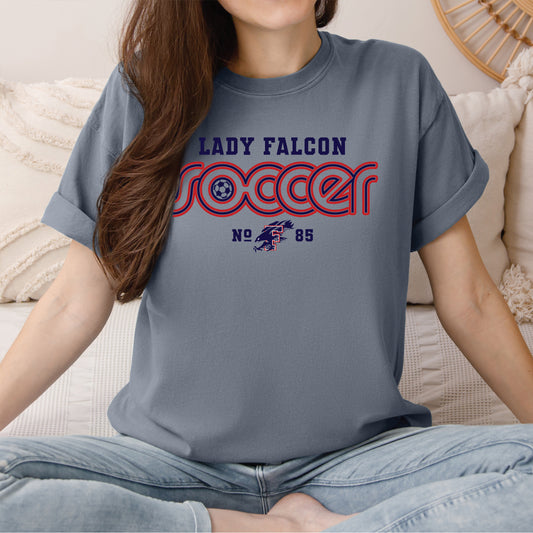 Comfort Colors Retro Lady Falcon Tee