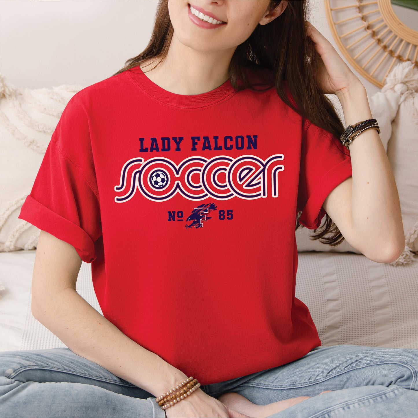 Comfort Colors Retro Lady Falcon Tee