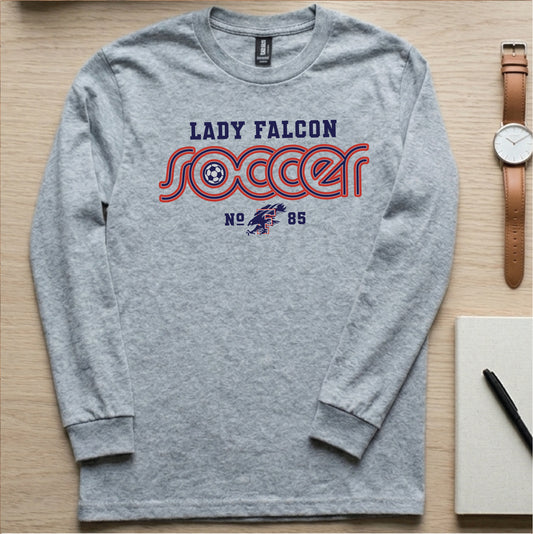 Retro Lady Falcon Long Sleeve Tee