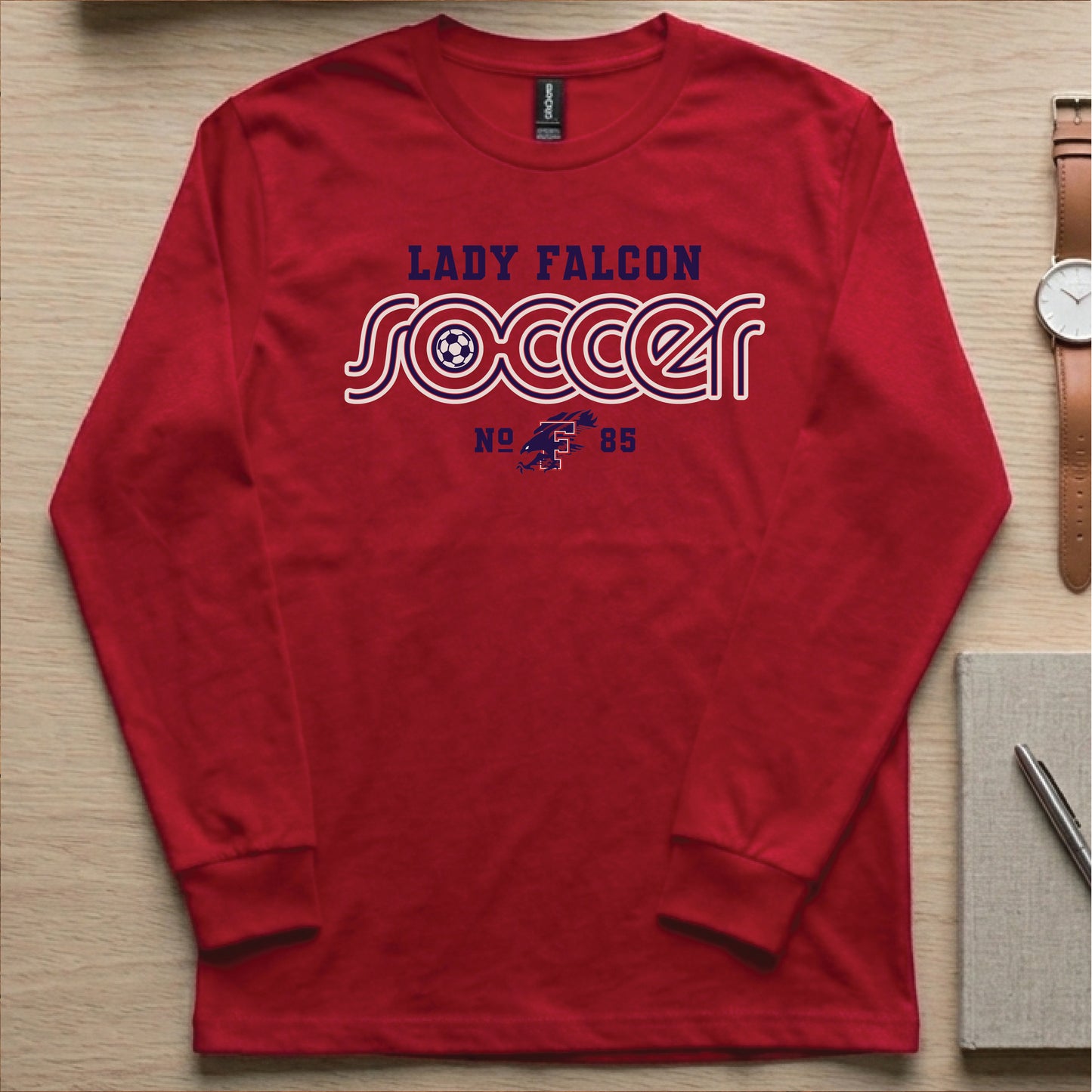Retro Lady Falcon Long Sleeve Tee