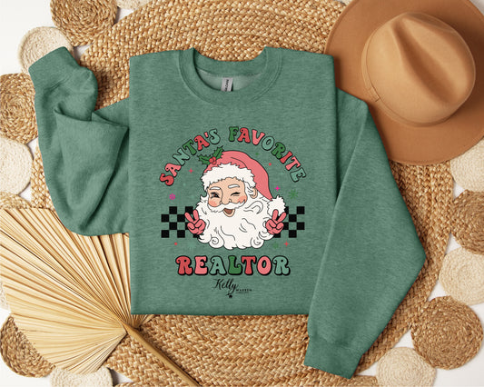 KWA Santa's Favorite Realtor Unisex Crew