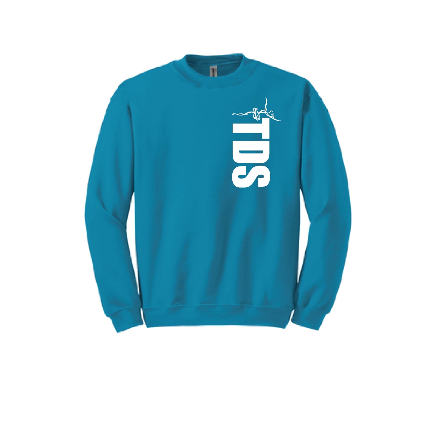 The Dancing School New Logo Sapphire Crewneck Sweatshirt - Adult Only