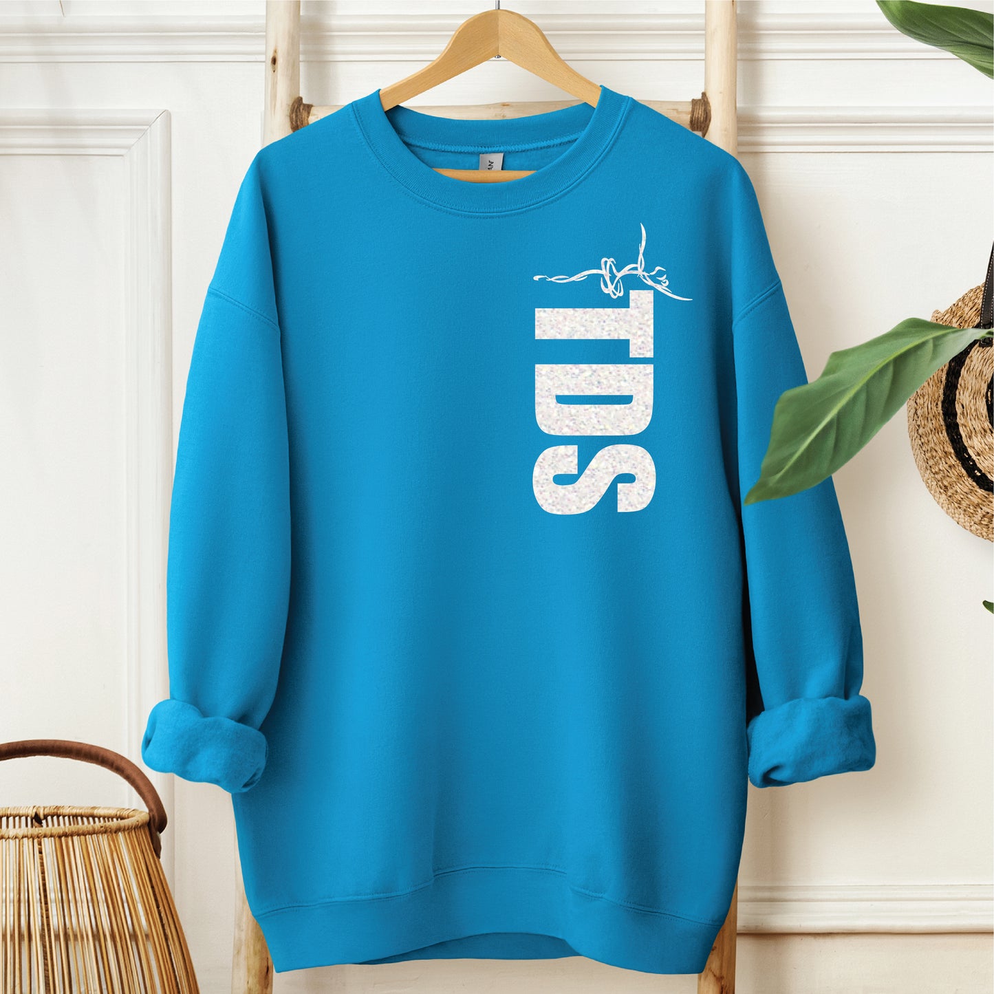 The Dancing School New Logo Sapphire Crewneck Sweatshirt - Adult Only
