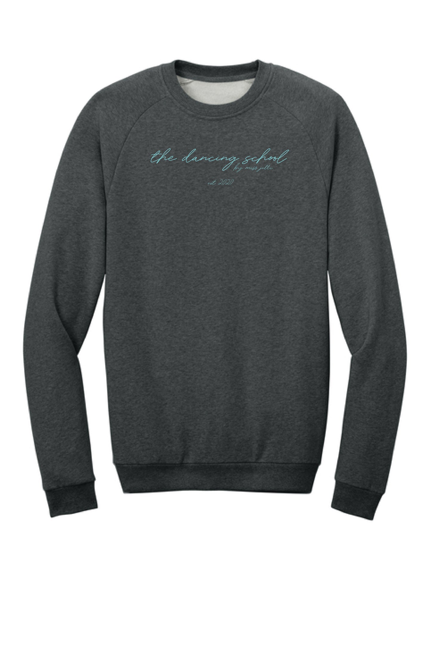 The Dancing School Script Logo Drop Shoulder Crew