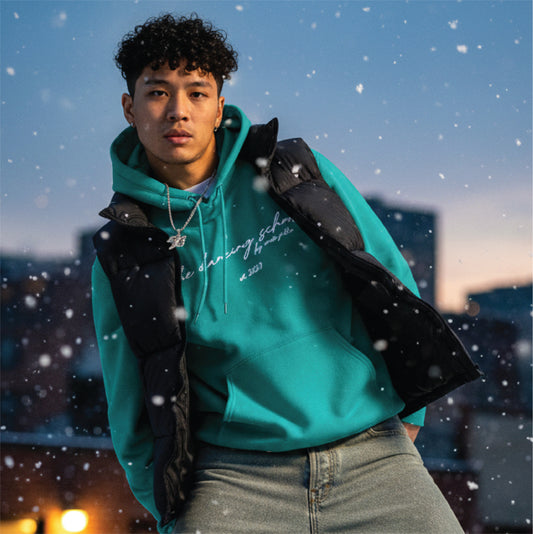 The Dancing School Script Logo Hoodie