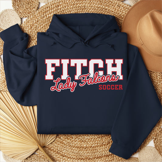 Lady Falcons Script Hoodie