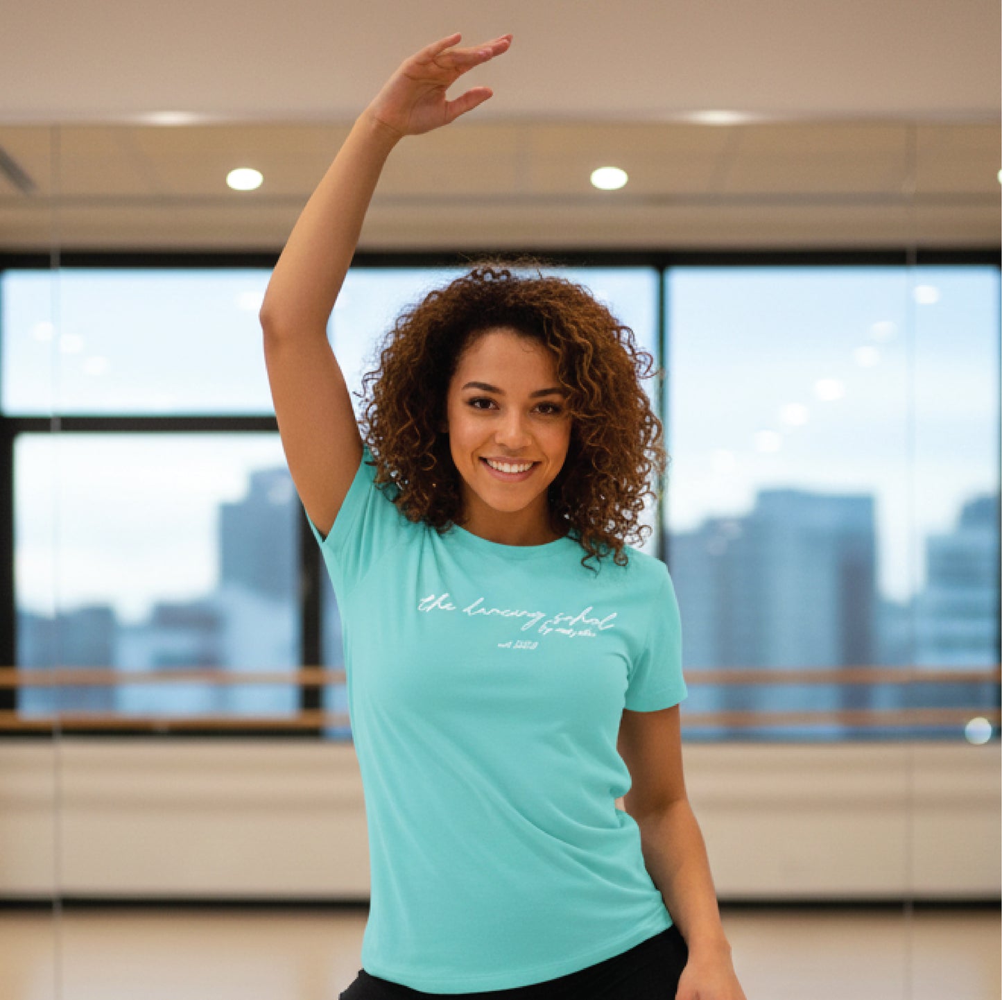 The Dancing School Script Logo Tee