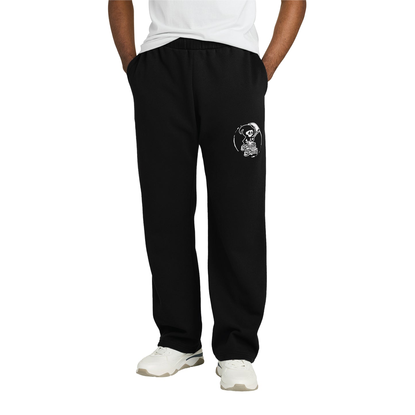 Death before Decaf Wide Leg Sweatpants