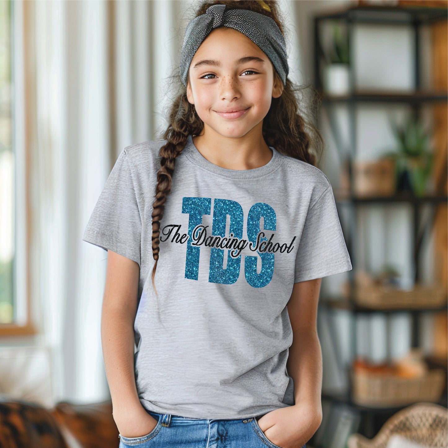 The Dancing School Block Logo Tee