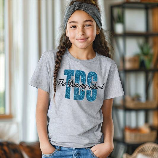 The Dancing School Block Logo Tee