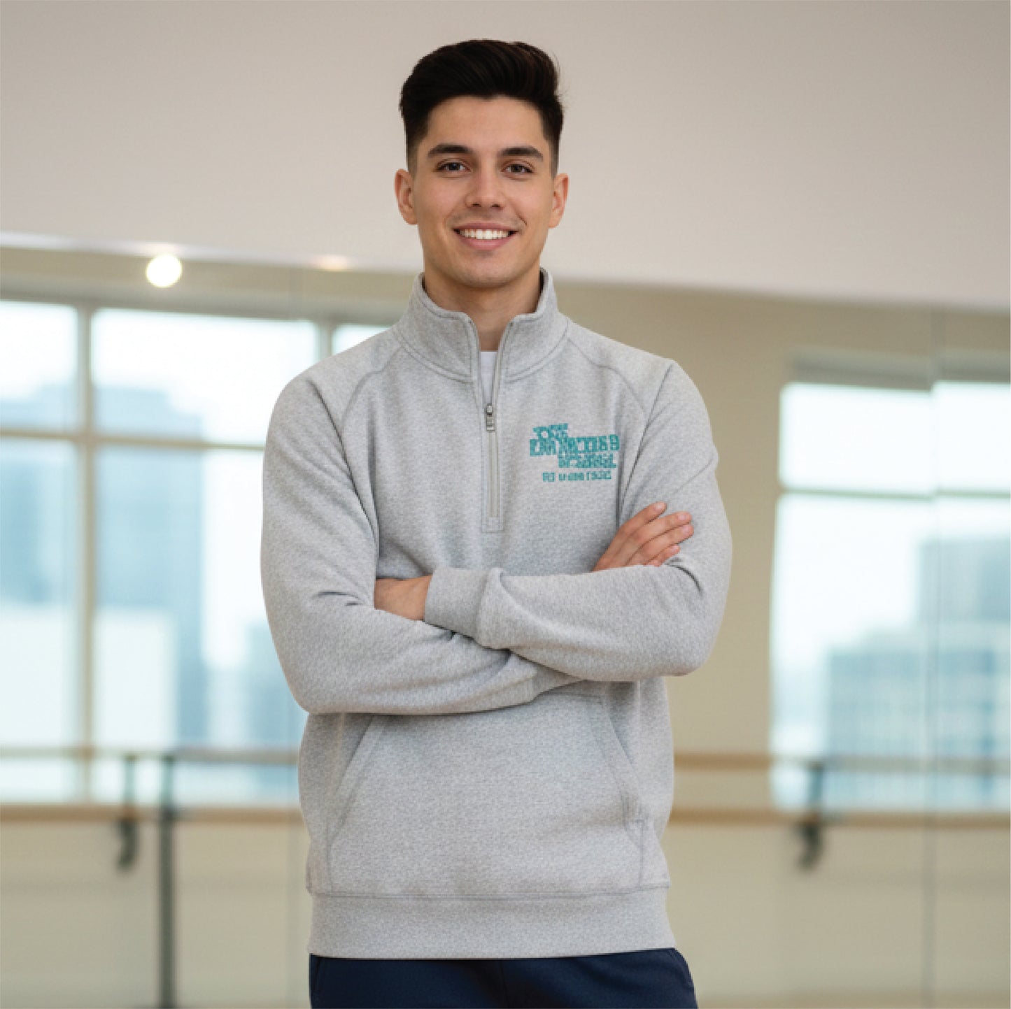 The Dancing School Varsity Logo 1/4 Zip