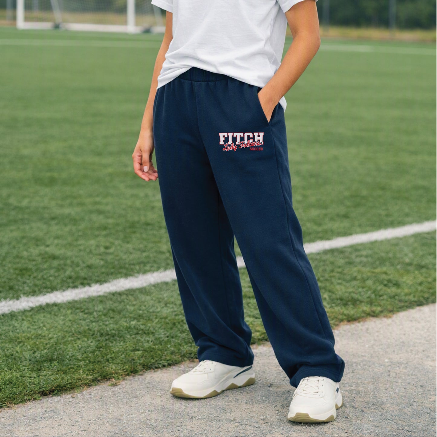 Lady Falcons Wide Leg Sweatpants