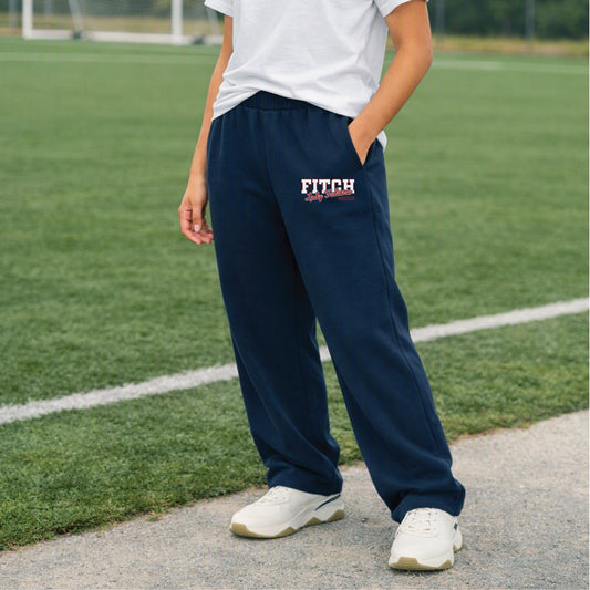Glitter Lady Falcons Wide Leg Sweatpants
