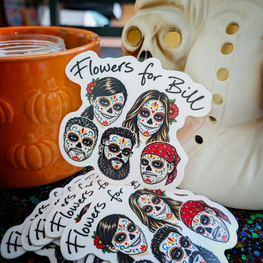 F4B Sugar Skull Sticker