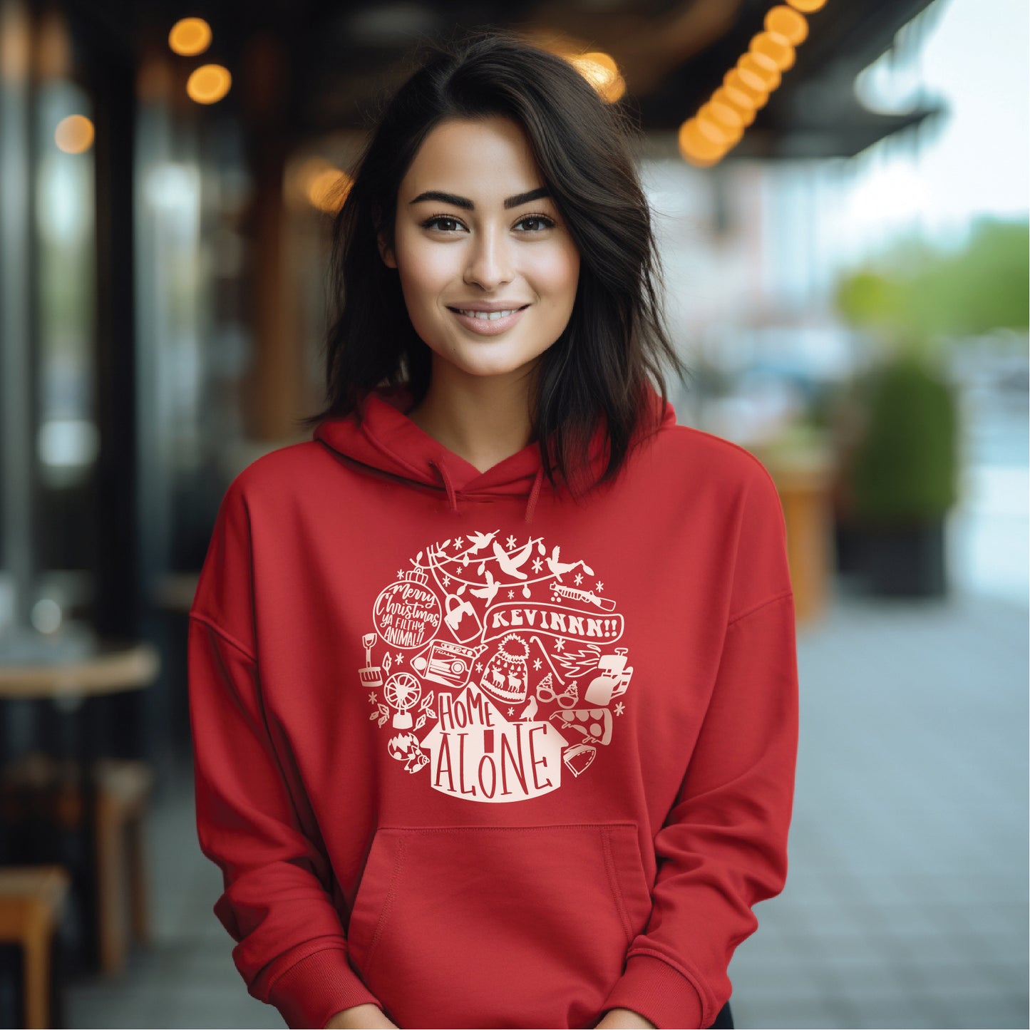 Home Alone Collage Hoodie