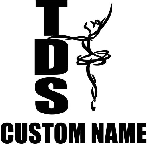 TDS Studio Sticker Optional Name